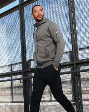 nike club fleece sleeve full-zip hoodie