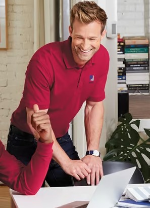 men's port authority core classic pique polo