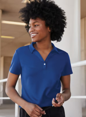 women's sport tek uv micropique polo