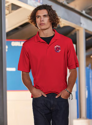 men's sport tek posi charge comp. polo